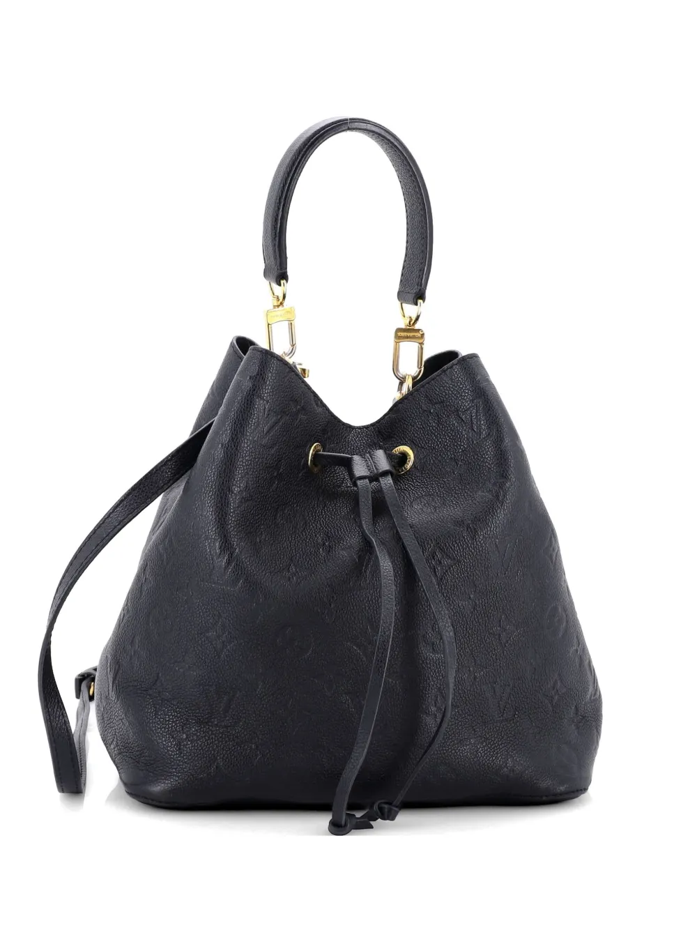 Louis Vuitton Pre-Owned NeoNoe Handbag Monogram Empreinte Leather MM bucket bag - Nero