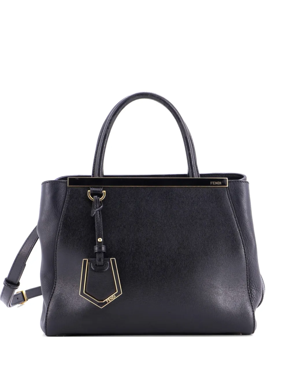 Fendi Pre-Owned 2Jours Bag Leather Petite satchel - Nero
