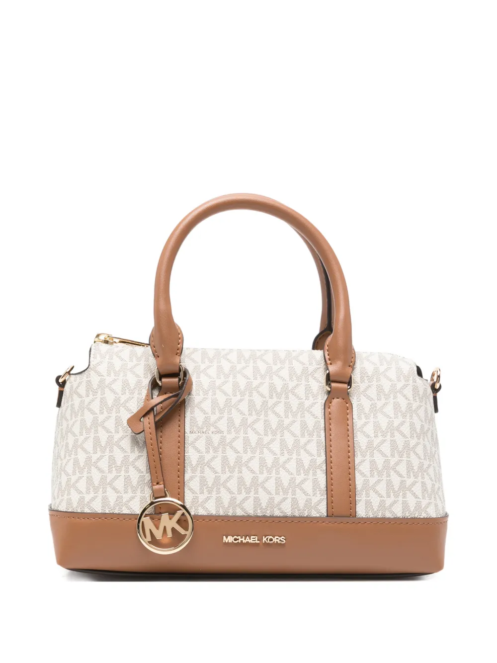 Michael Kors small Andie logo-charm tote bag - Neutrals