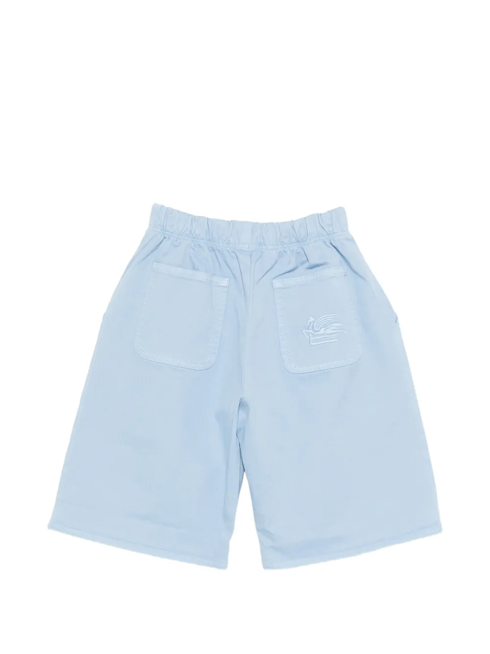 ETRO KIDS Shorts met borduurwerk Blauw