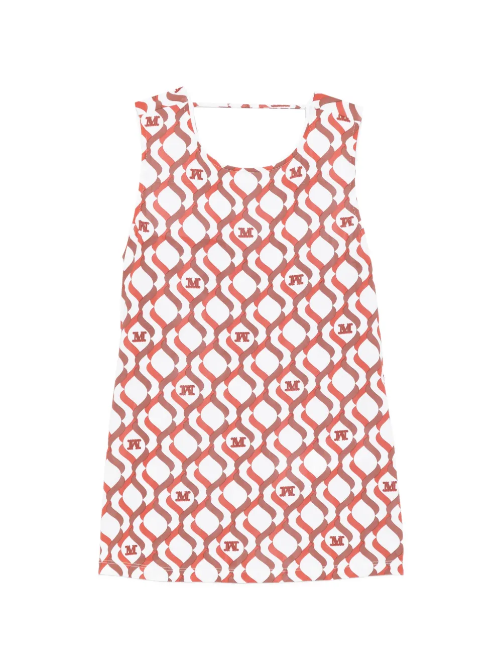 Max Mara patterned top - Bianco