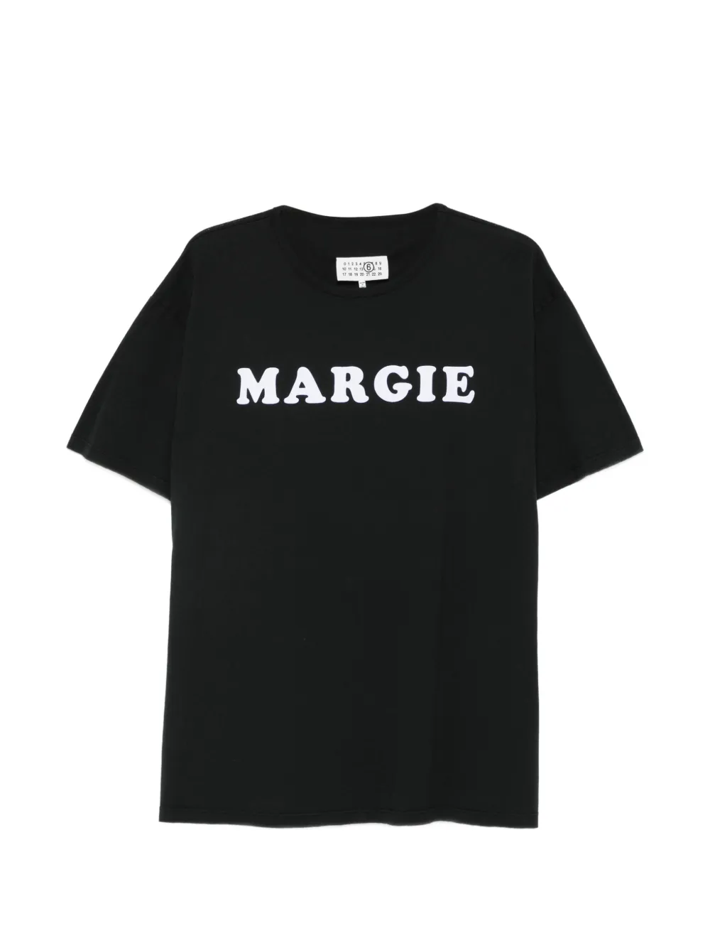 MM6 Maison Margiela logo-detail T-shirt - Nero