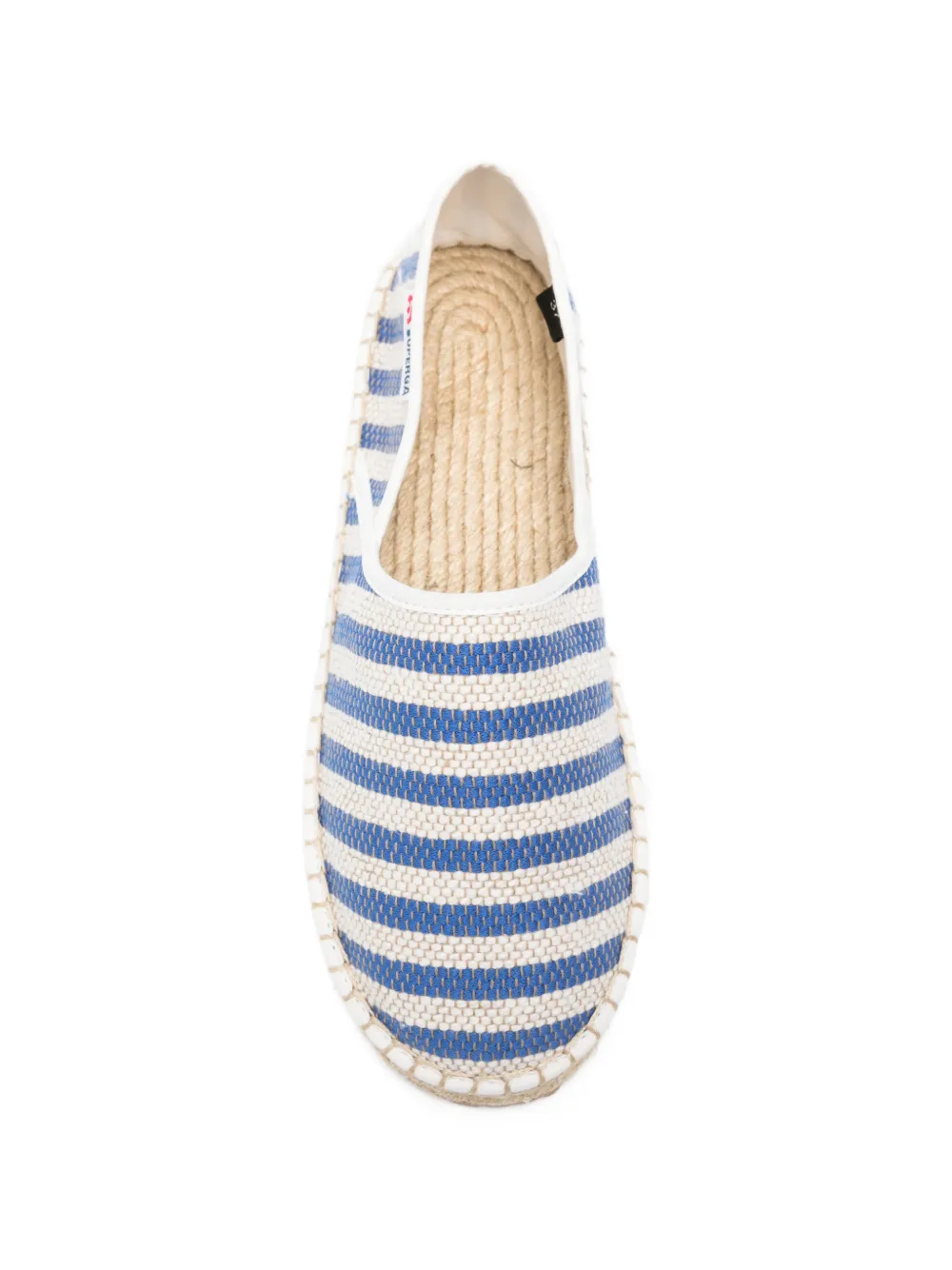 Superga 3009 striped espadrilles Blauw