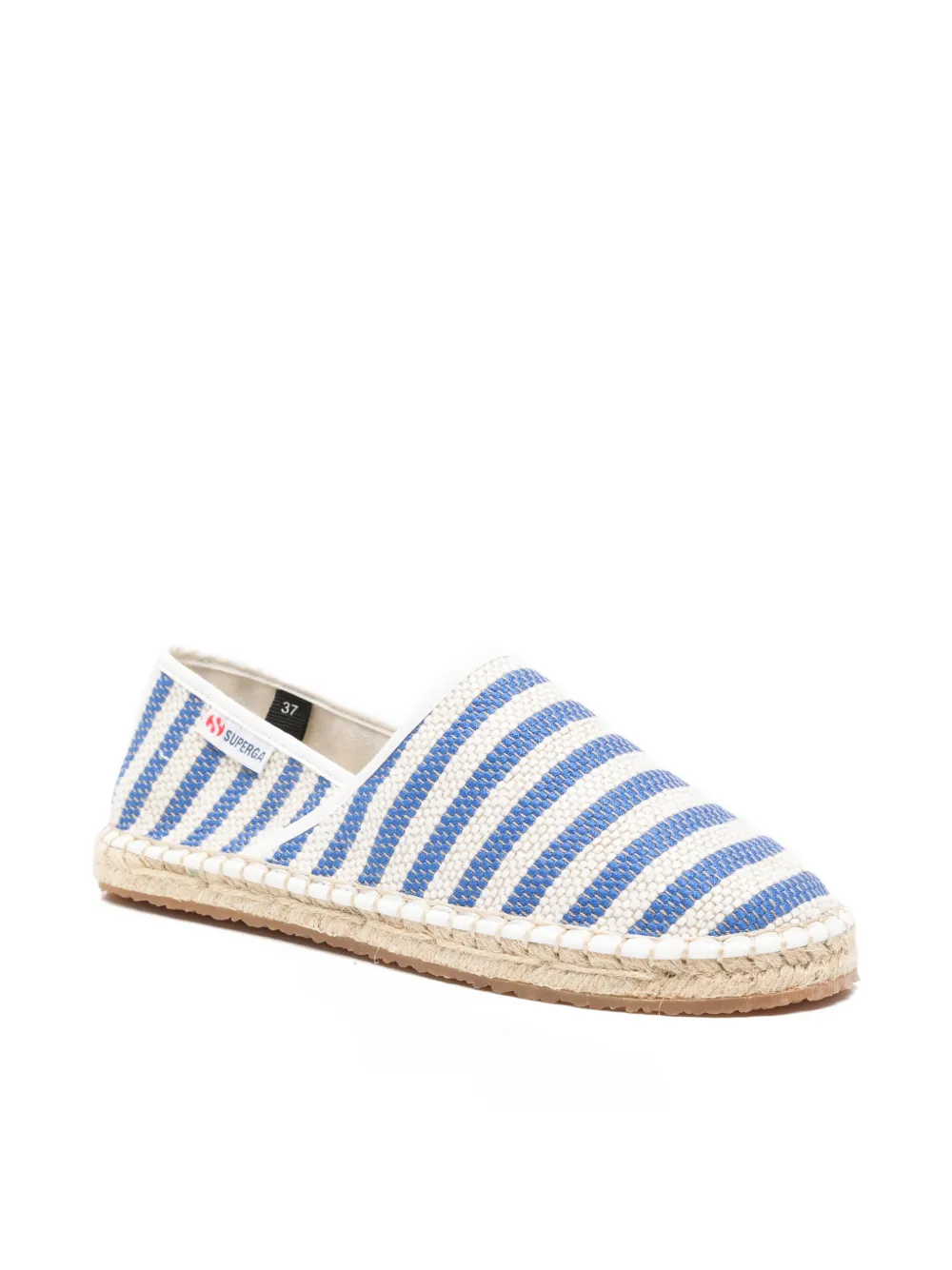 Superga 3009 striped espadrilles Blauw