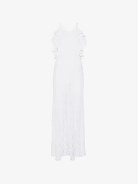 Antonino Valenti Gerüschtes Guinea Maxikleid