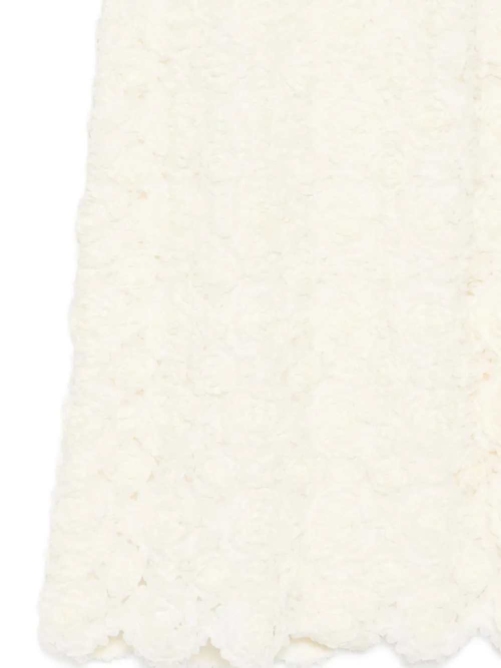 SHIATZY CHEN Fête of Petal 3D kokerrok met bloemenprint Beige