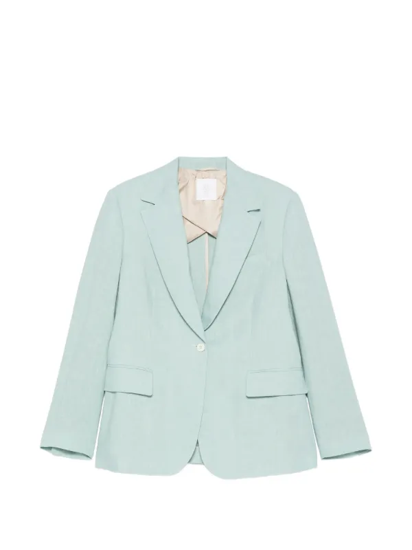 Eleventy Flap-pocket Blazer in Green