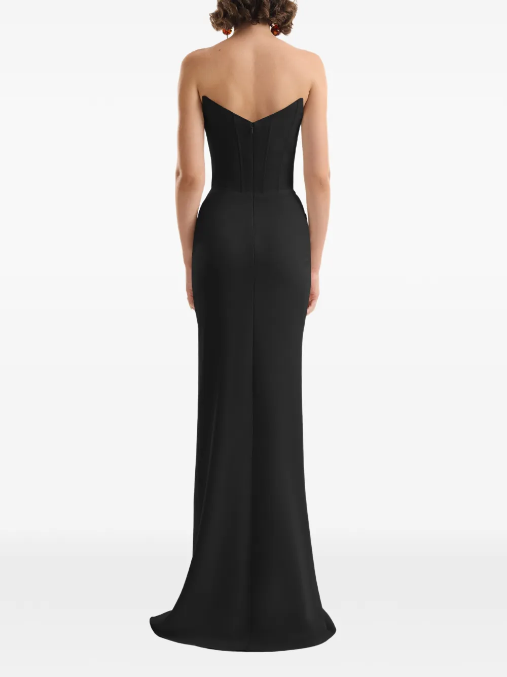 Gemy Maalouf Strapless jurk Zwart