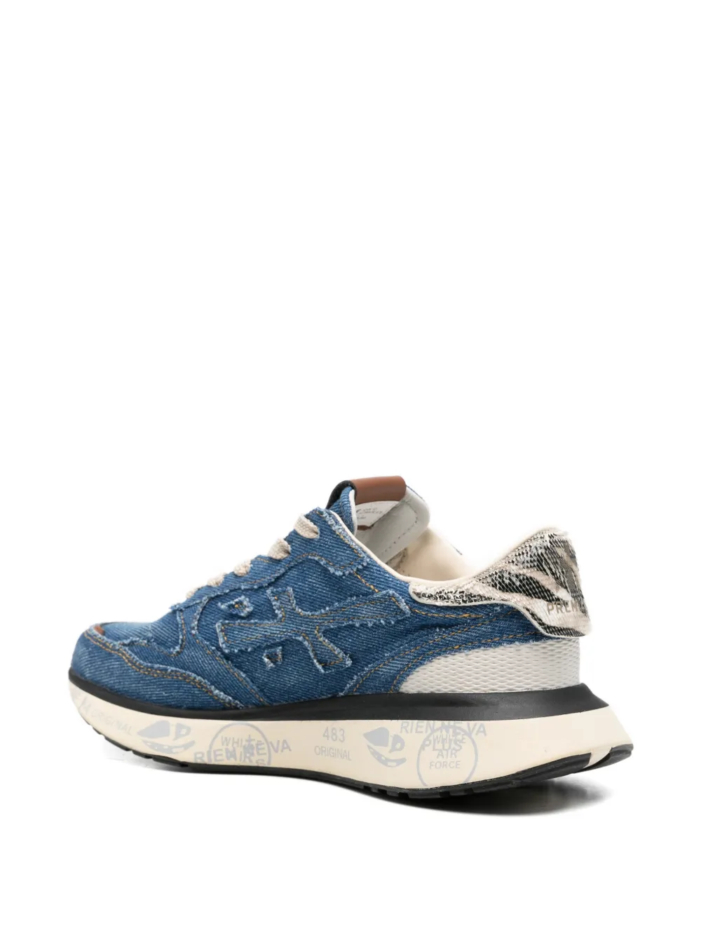 Premiata Denim sneakers Blauw