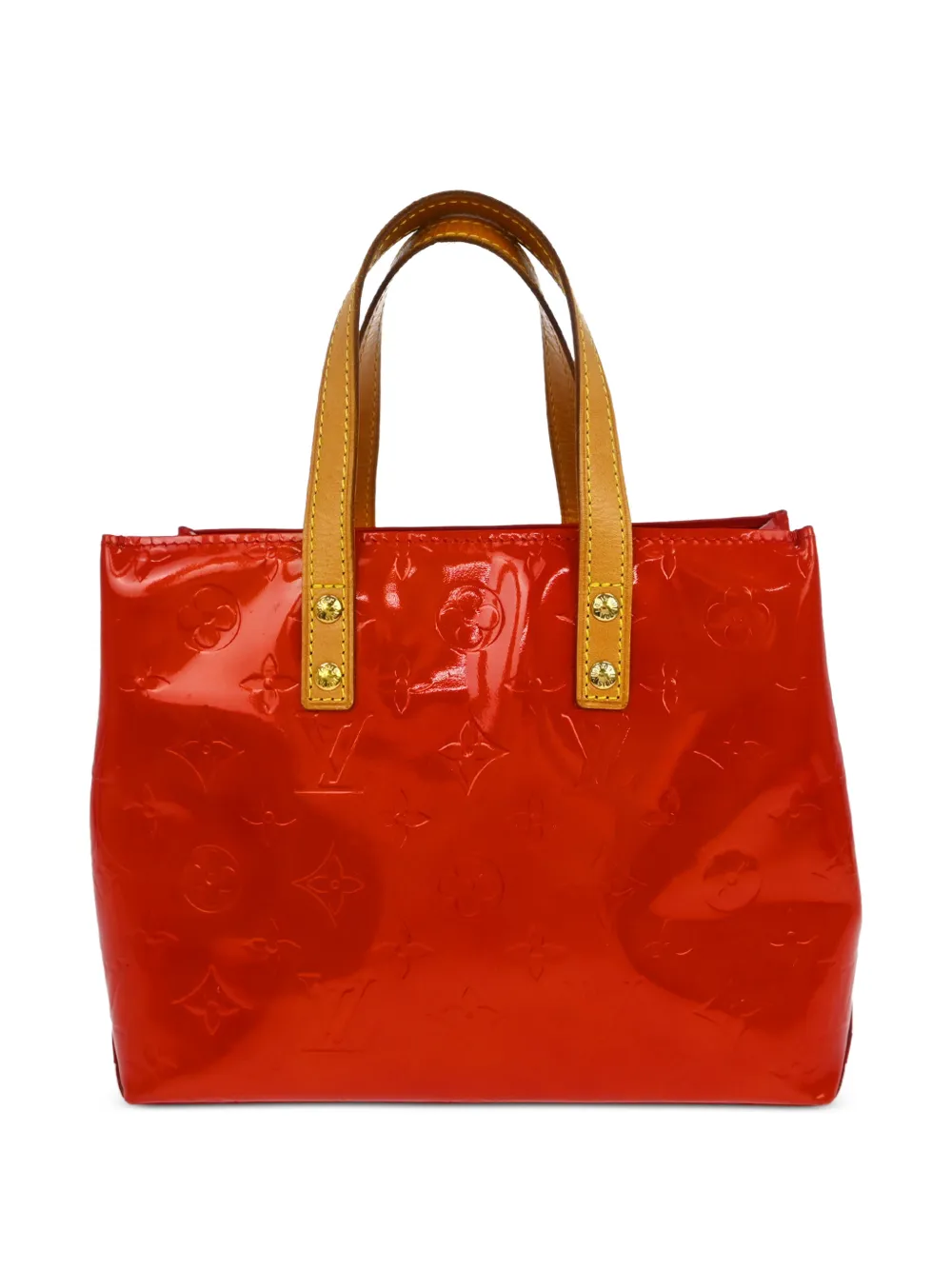 Louis Vuitton Pre-Owned 2002 embossed leather tote handbag - Rot