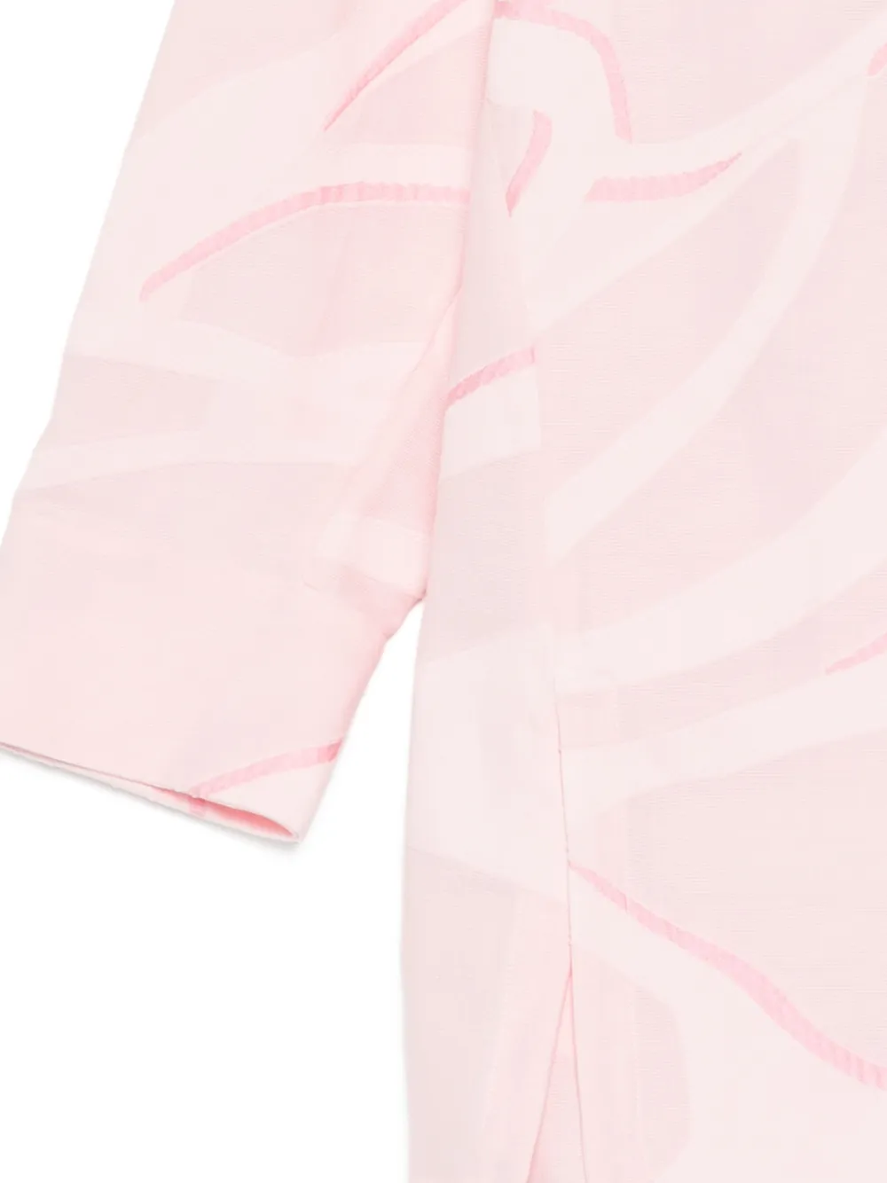 SHIATZY CHEN Jack met opstaande kraag en jacquard Roze