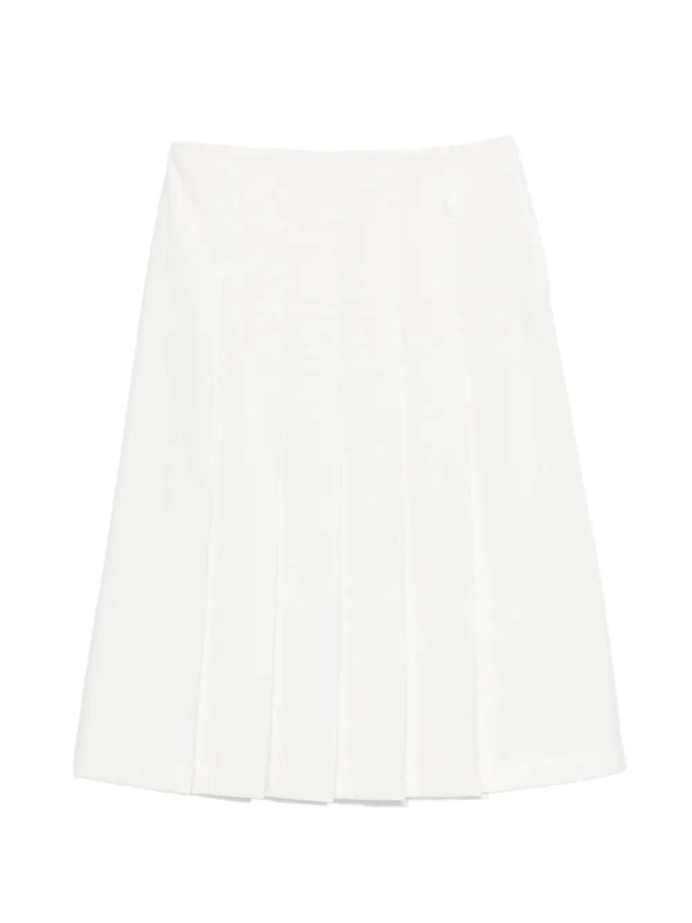 A.P.C. pleated mini skirt - Bianco