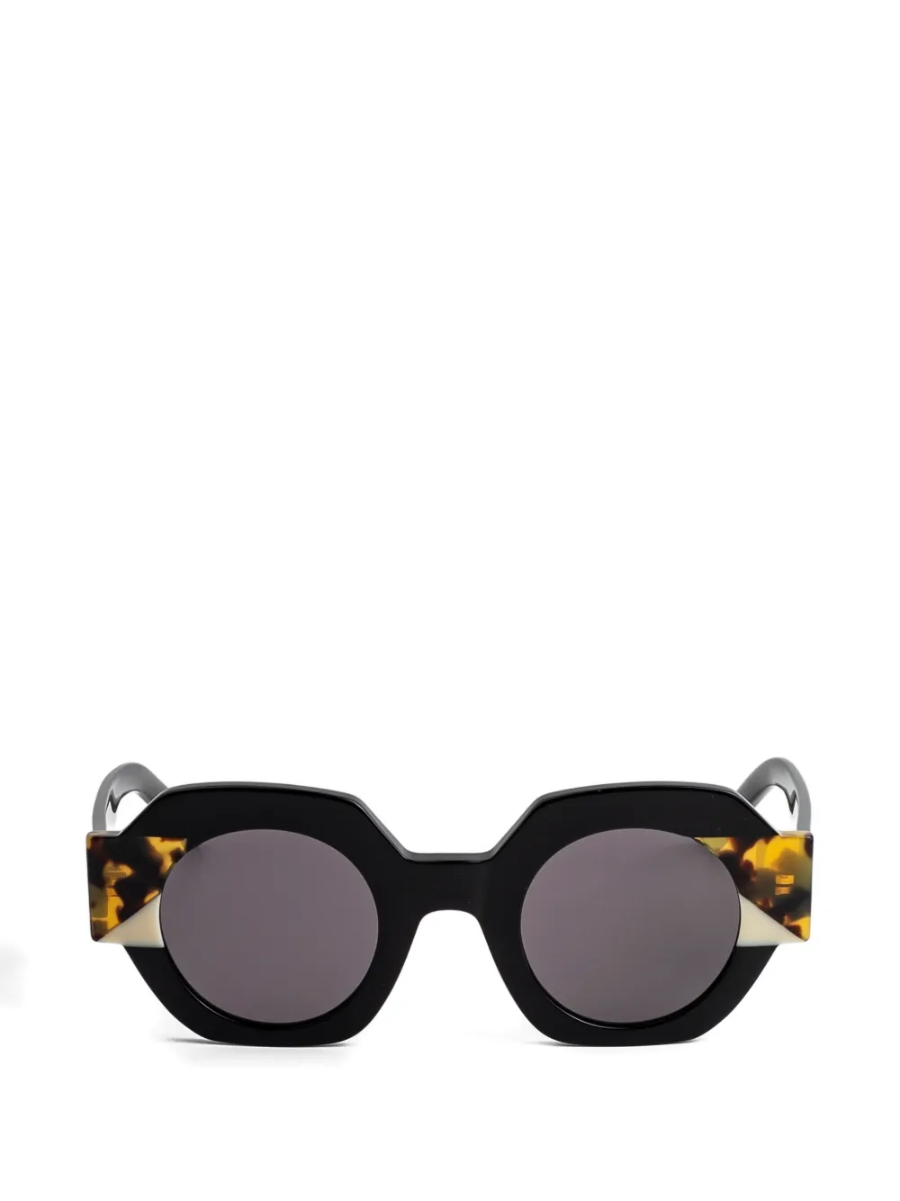 Kaleos Gun geometric sunglasses - Nero