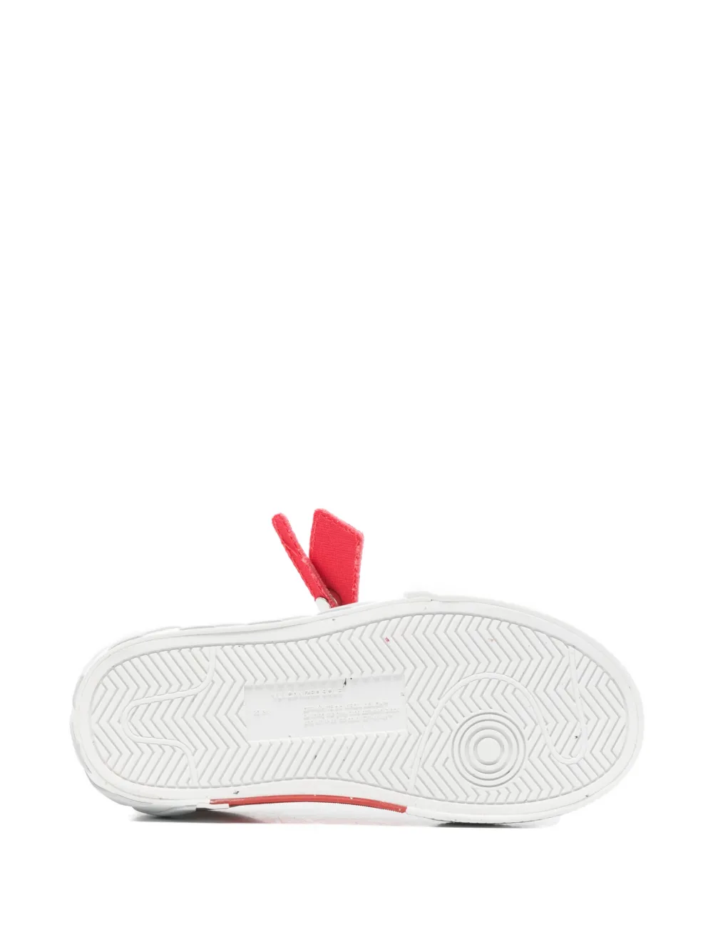 Off-White Kids Vulc leather sneakers Wit