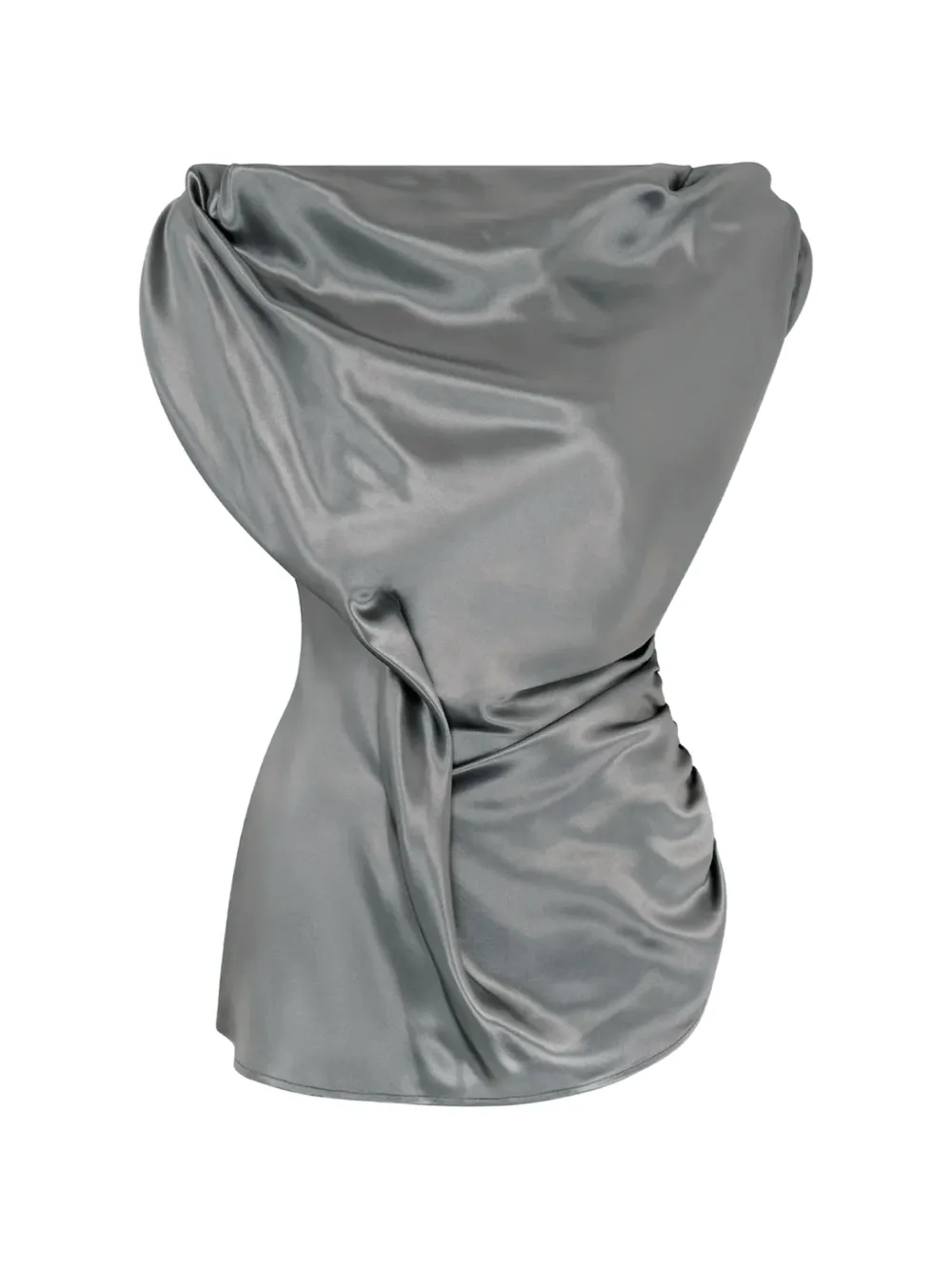 Paris Georgia draped top - Grigio