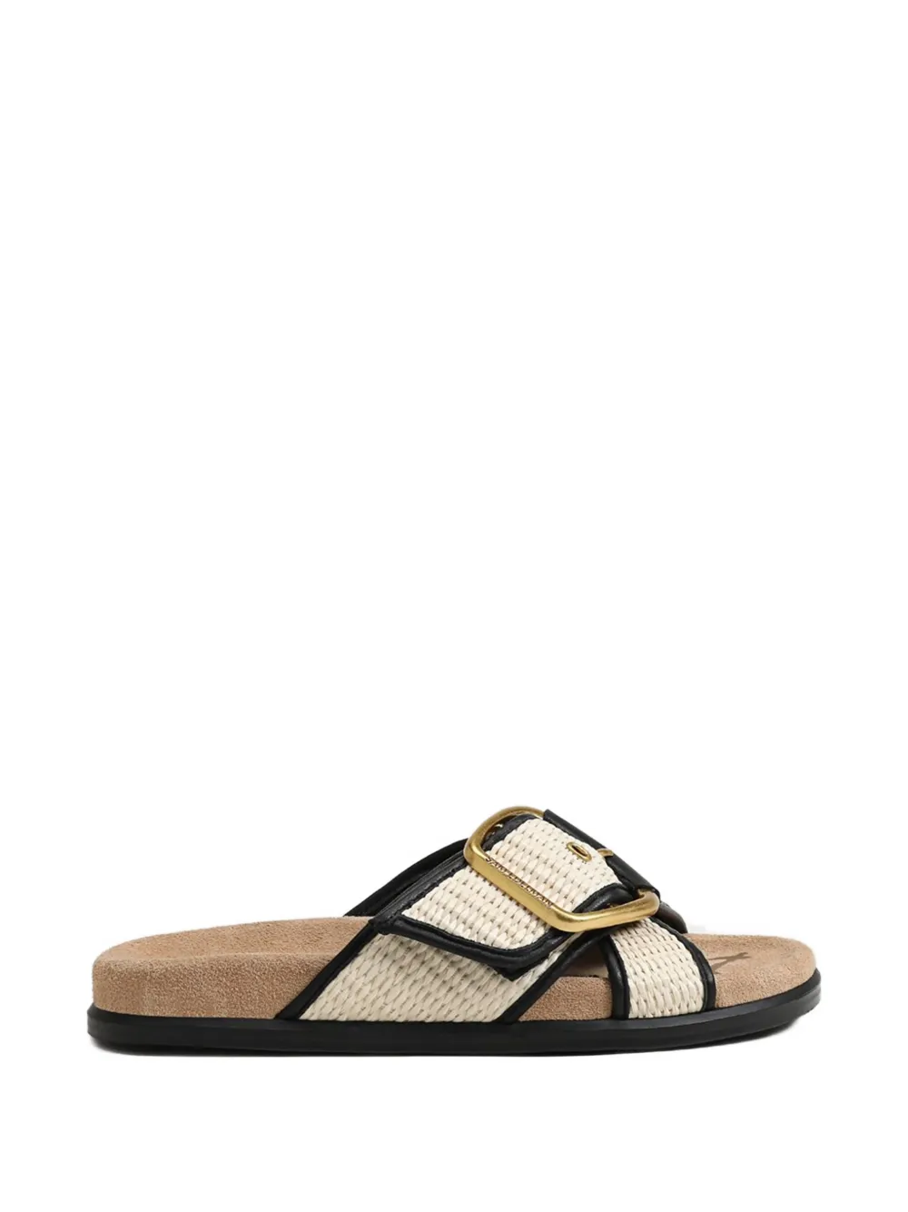 Sam Edelman Raffia sandalen met gesp Beige