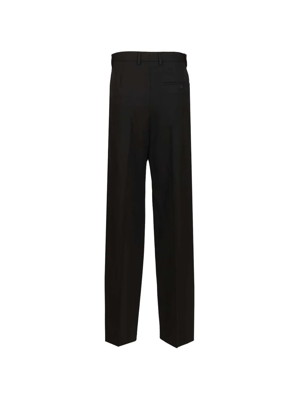 Balenciaga large tailored wool trousers - Nero