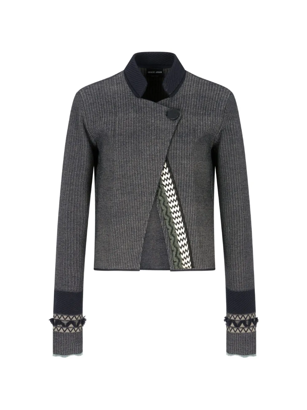 Giorgio Armani button patterned jacket - Grey