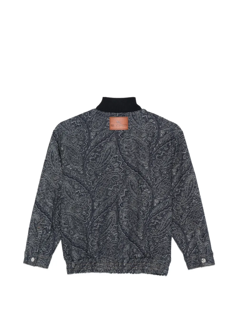 ETRO KIDS Bomberjack met paisley-jacquard Blauw