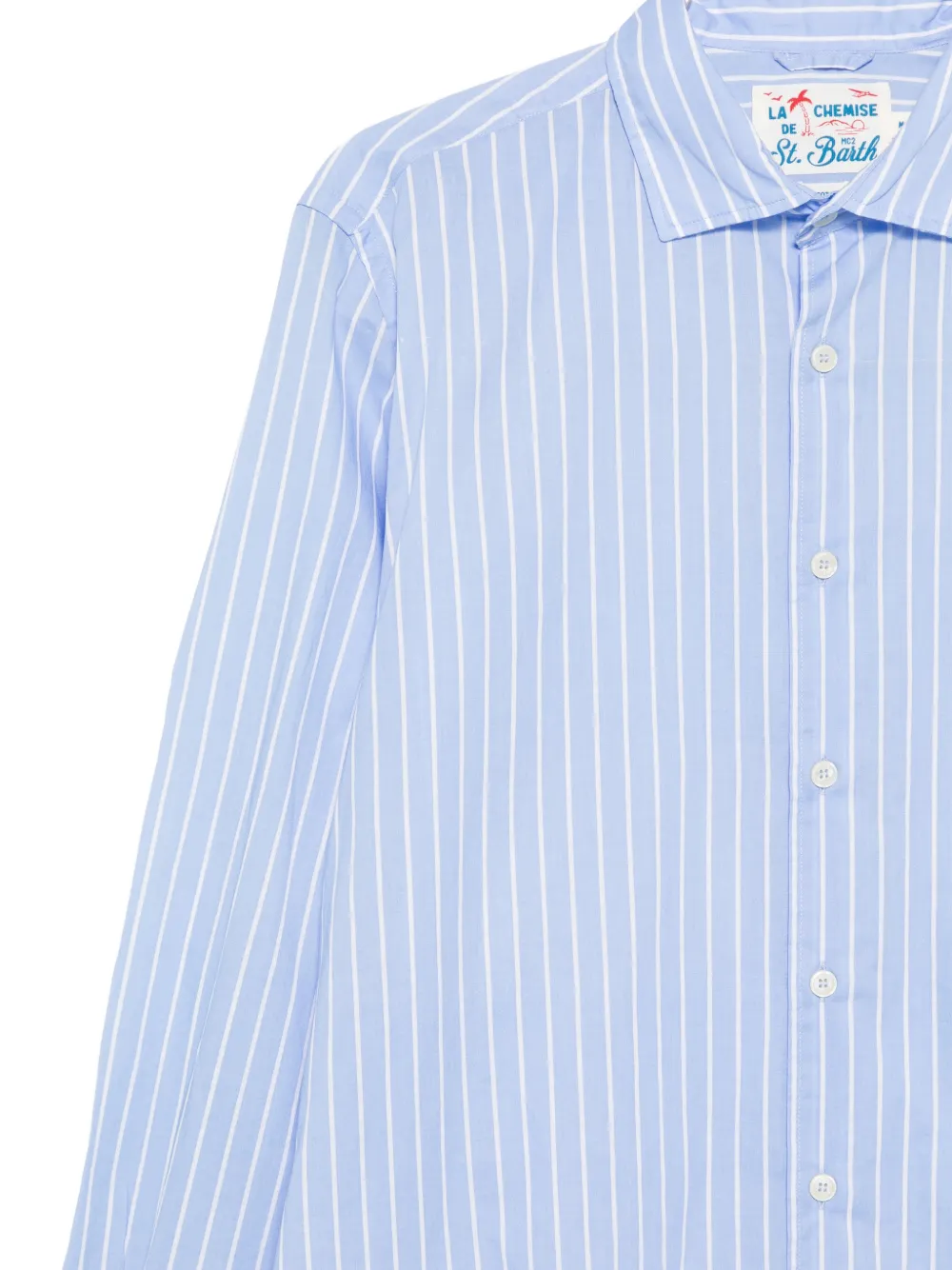 MC2 Saint Barth Gestreept overhemd Blauw