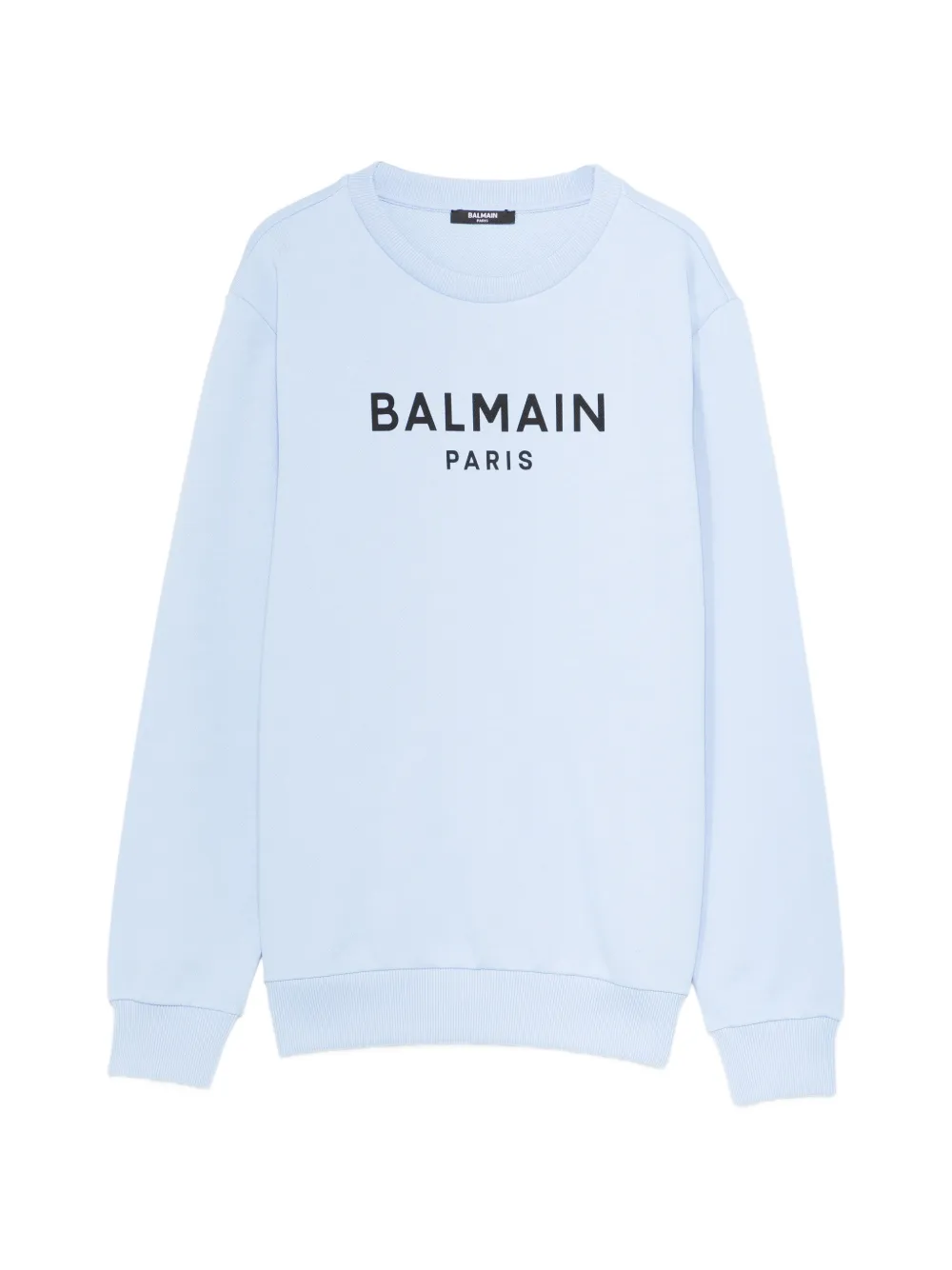 Balmain Kids logo-print sweater - Blu