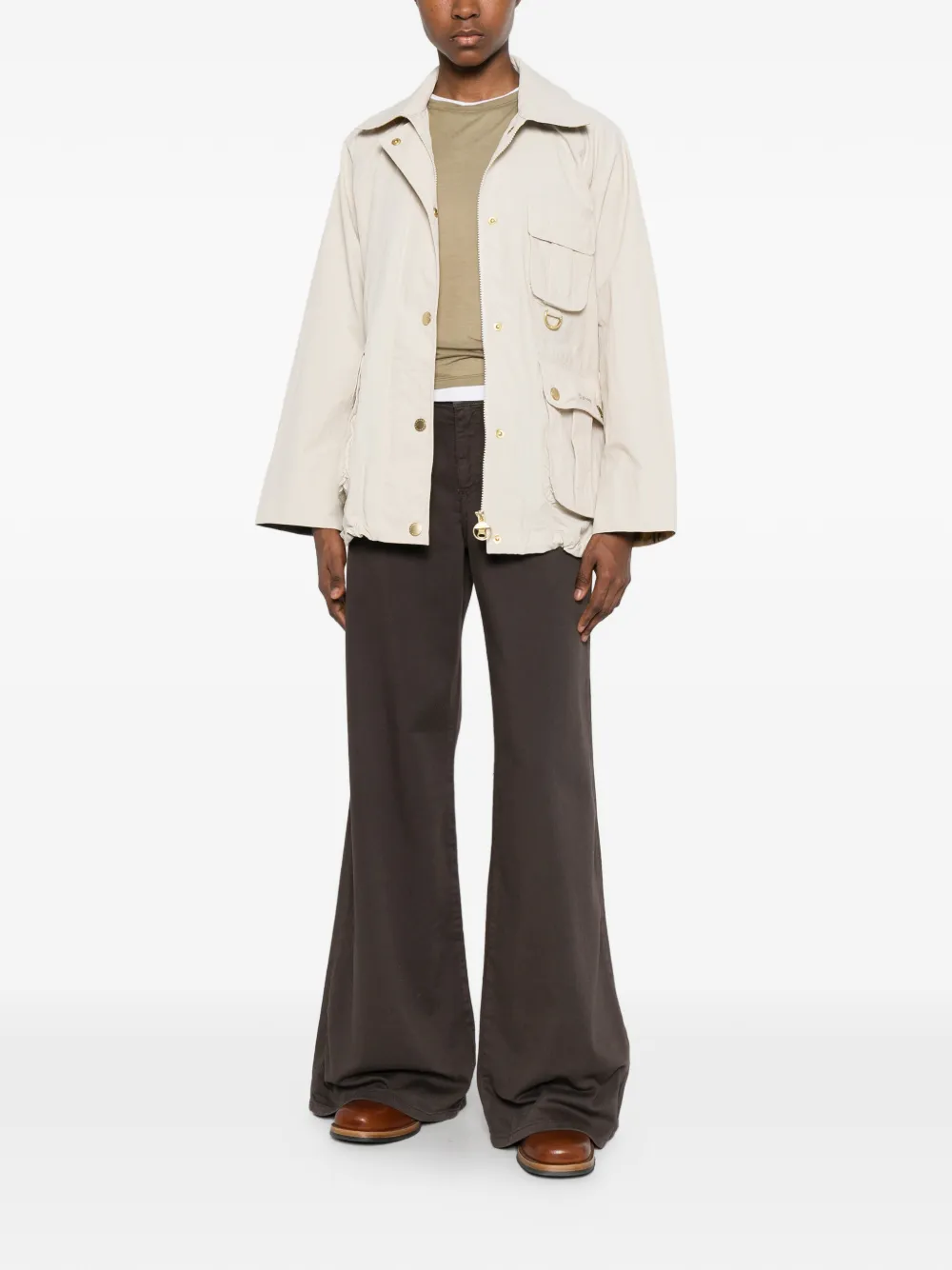  Barbour Abrigo Debbie Showerproof - Neutro 