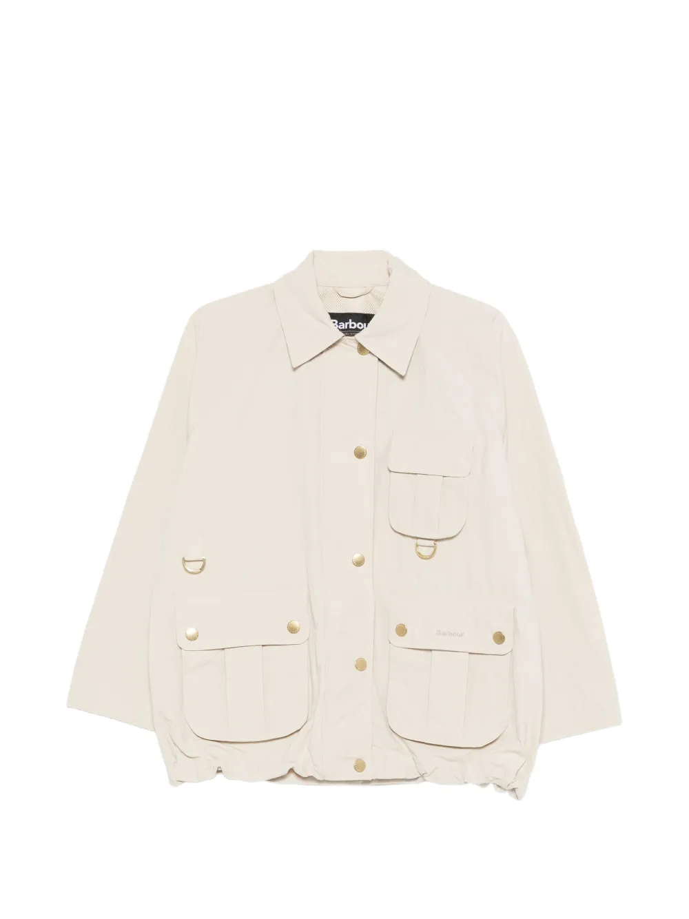 Barbour Debbie Showerproof flap-pocket button coat - Toni neutri