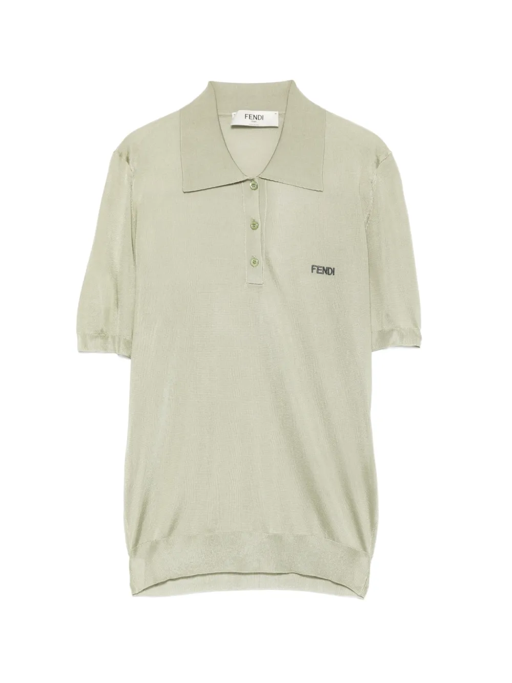 FENDI button-up polo shirt - Verde
