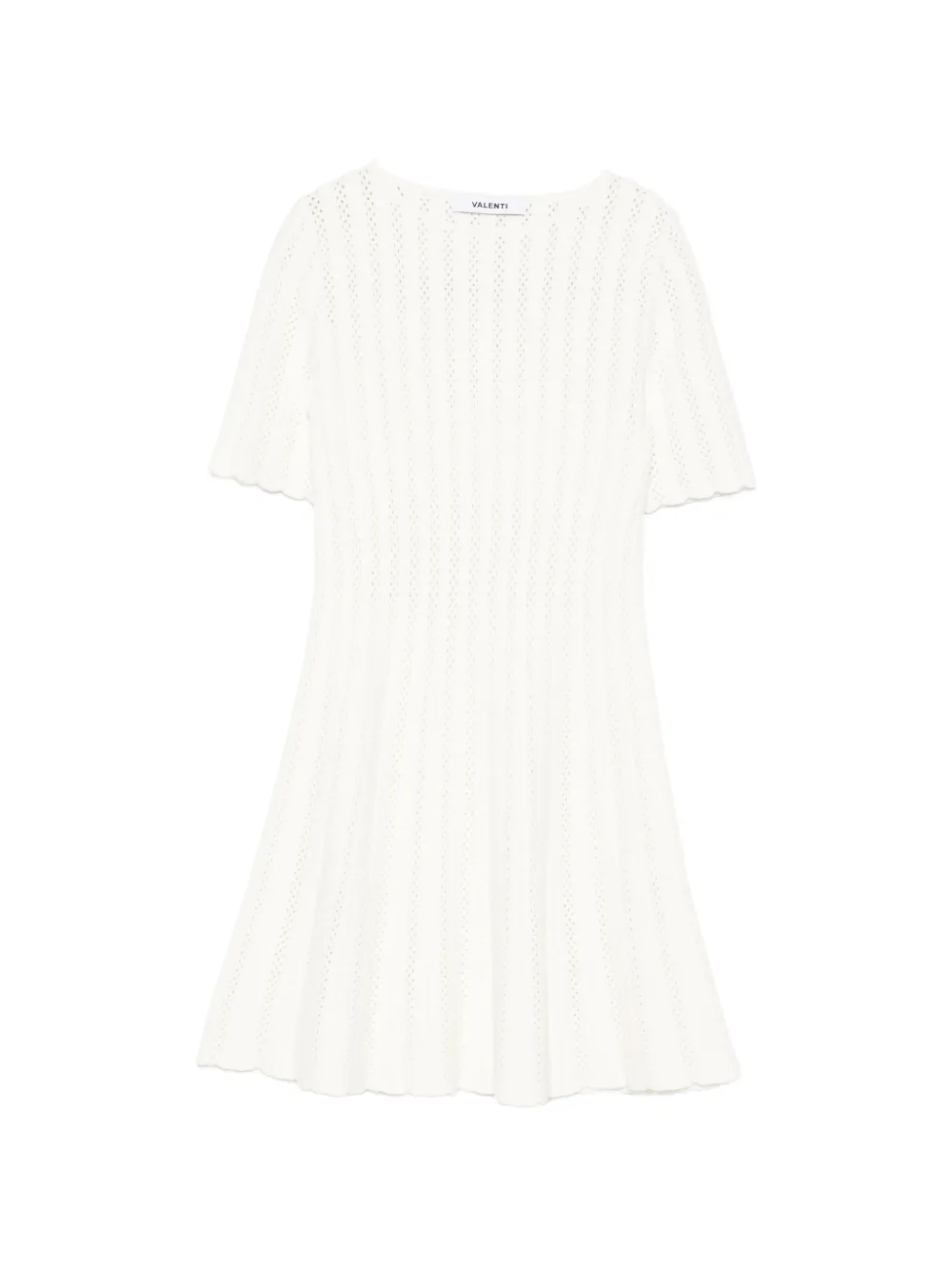 Antonino Valenti Mimosa short-sleeve mini dress - Bianco