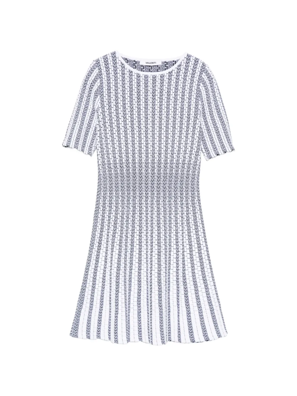Antonino Valenti Mimosa short-sleeve mini dress - Bianco