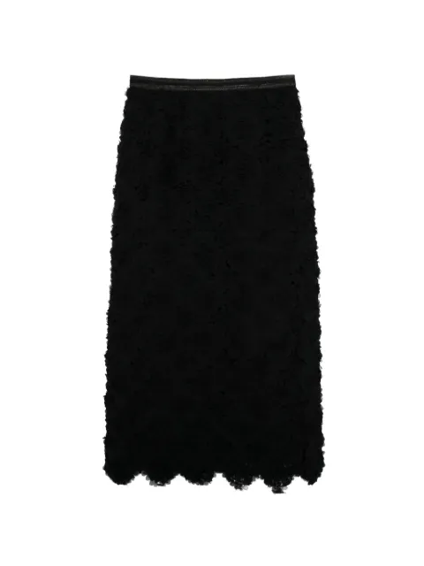 SHIATZY CHEN 3D-blomstret pencil-nederdel