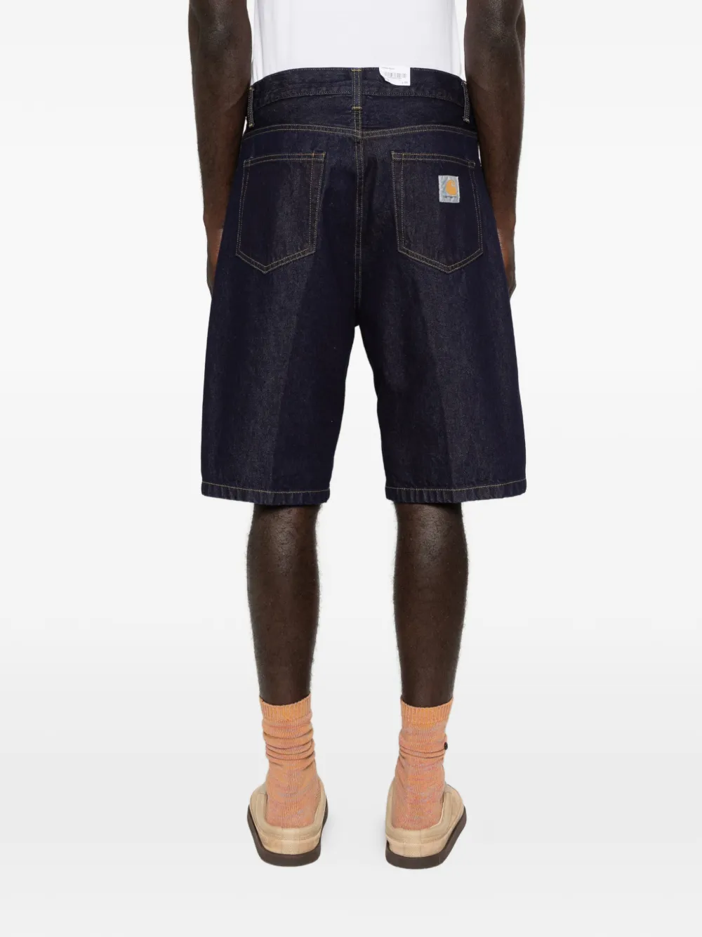 Carhartt WIP Landon denim shorts Blauw