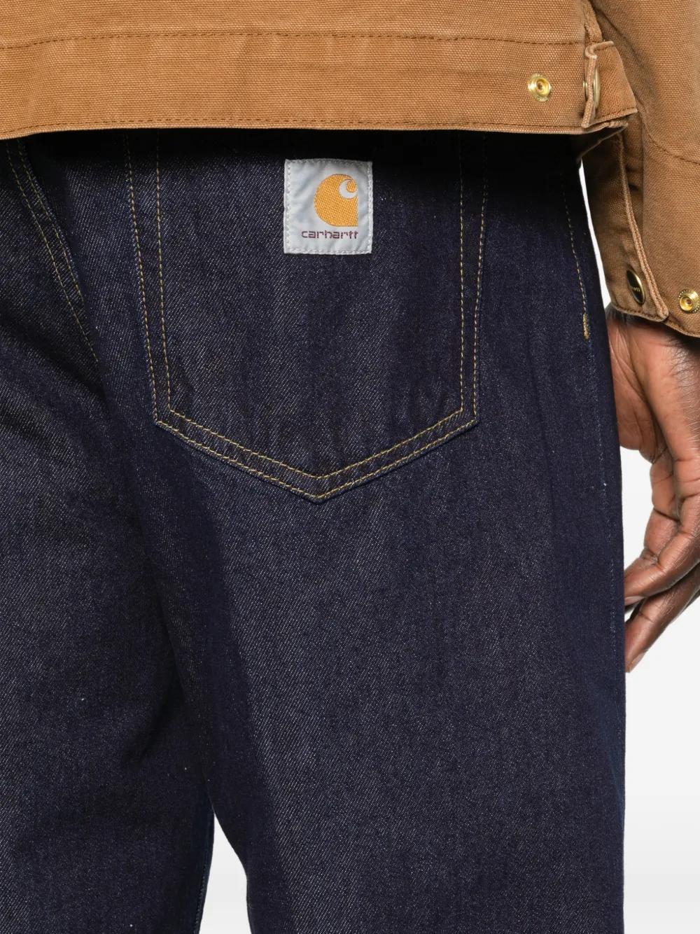 Carhartt WIP Landon denim shorts Blauw