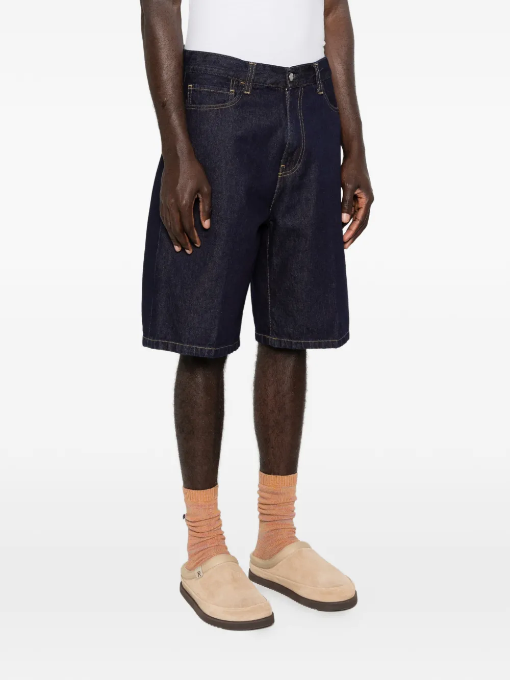 Carhartt WIP Landon denim shorts Blauw