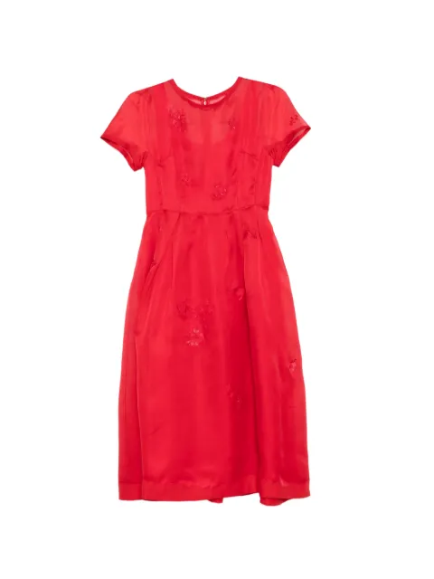 SHIATZY CHEN vestido midi bordado