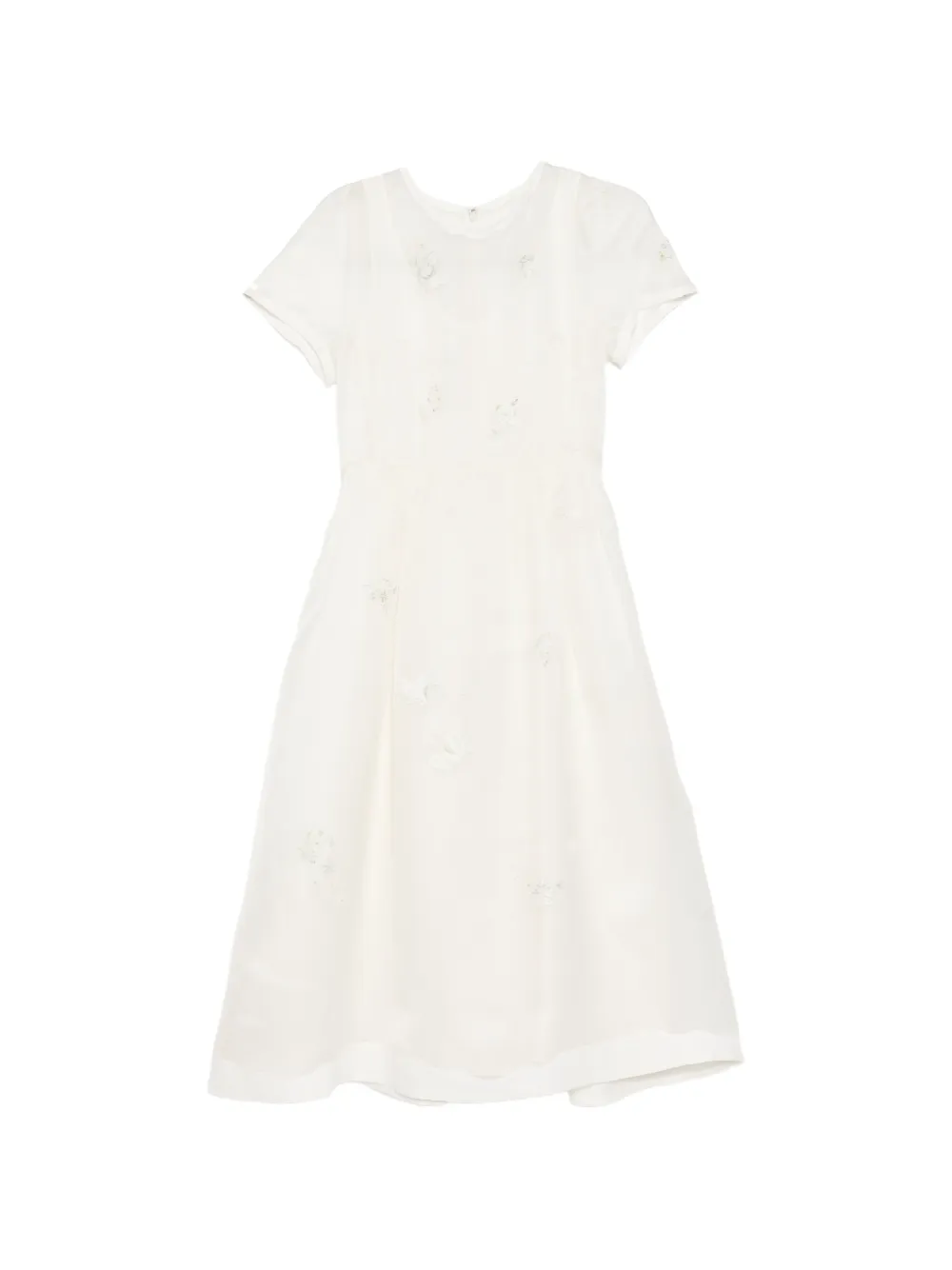 SHIATZY CHEN Besticktes Midikleid - Nude