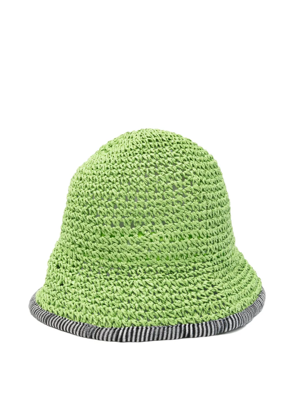 Missoni striped trim bucket hat - Verde