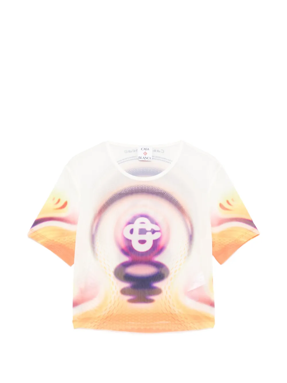 Casablanca graphic-print T-shirt - Orange