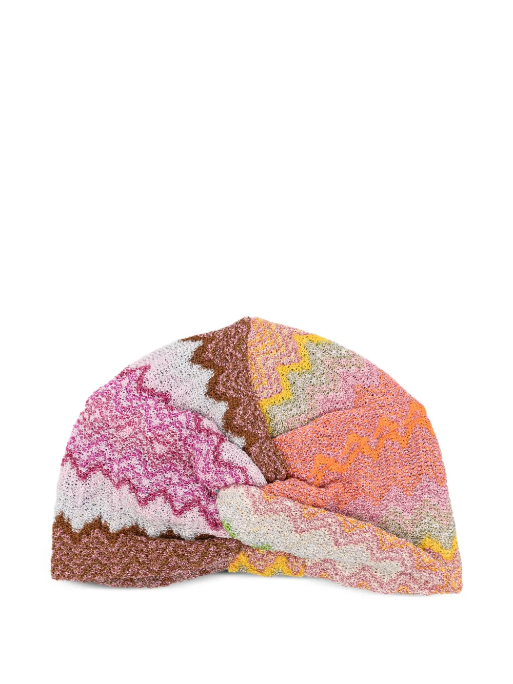 Missoni zigzag twisted beanie - Rosa