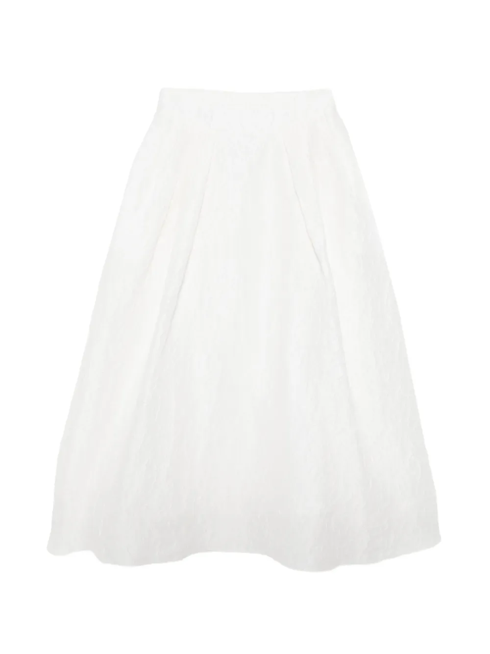 SHIATZY CHEN Gonna con effetto jacquard - Bianco