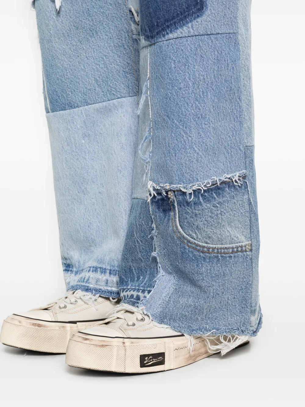 GALLERY DEPT. Jeans met gerafelde afwerking Blauw