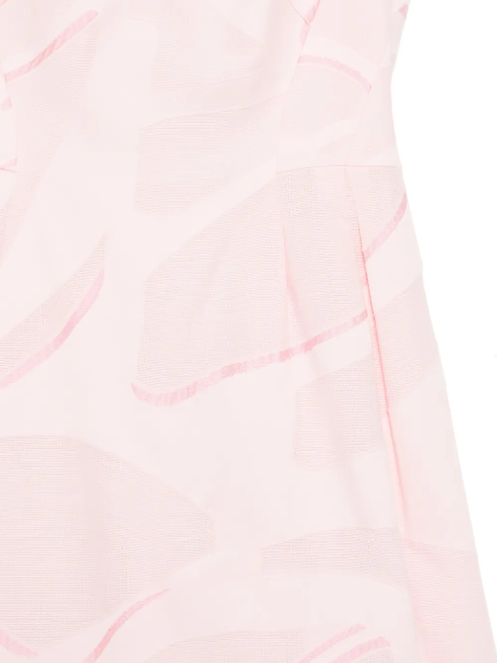 SHIATZY CHEN Lichgewicht jurk met jacquard Roze