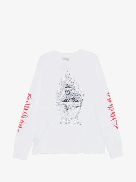 GALLERY DEPT. graphic-print long-sleeve T-shirt