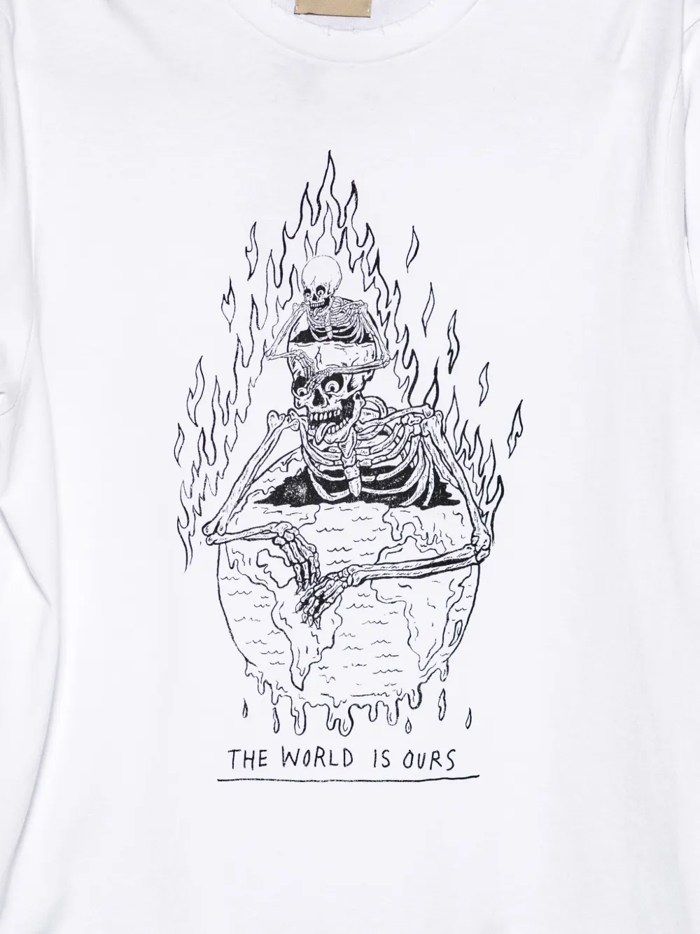 GALLERY DEPT. graphic-print long-sleeve T-shirt | White | FARFETCH