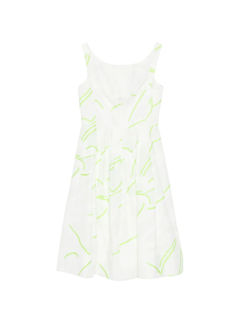 SHIATZY CHEN Midi-jurk met jacquard Wit