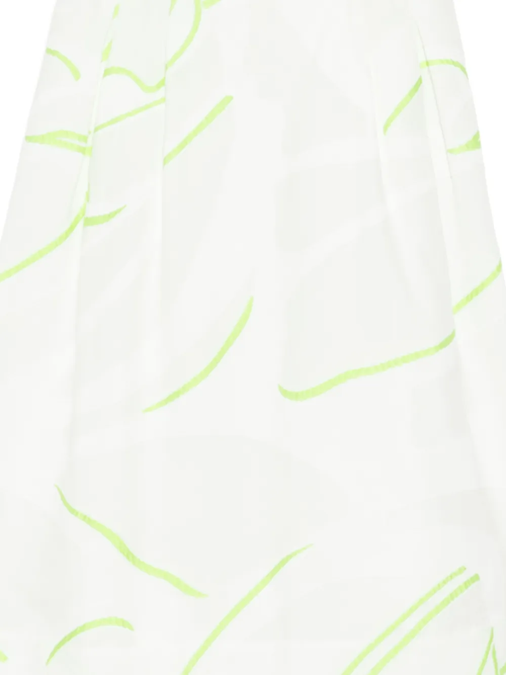SHIATZY CHEN Midi-jurk met jacquard Wit