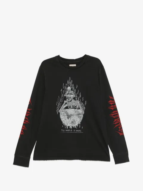 GALLERY DEPT. playera manga larga con estampado gráfico
