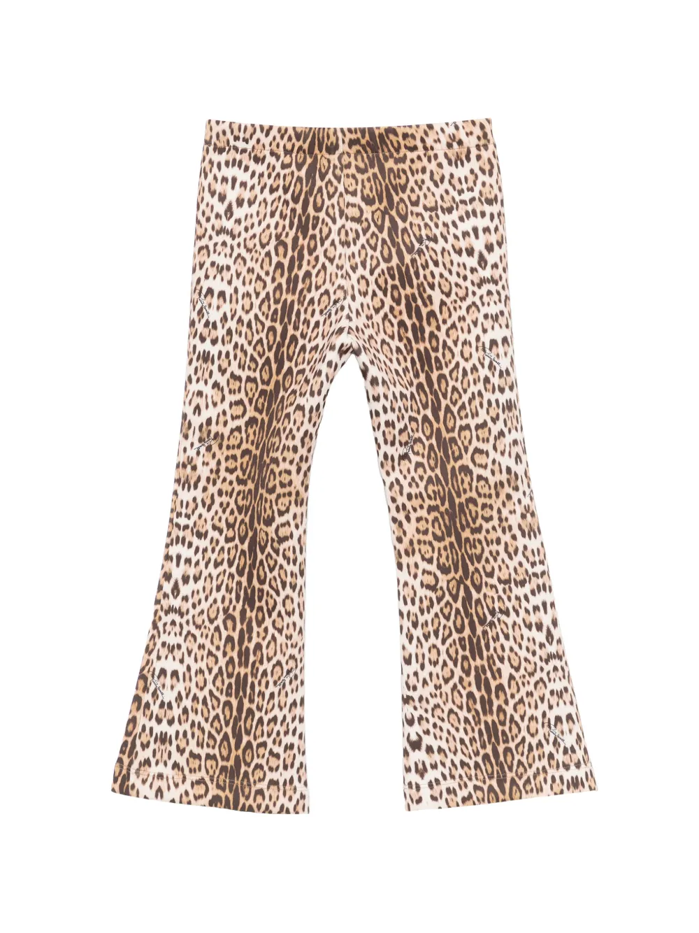 Roberto Cavalli Junior Broek met luipaardprint Beige