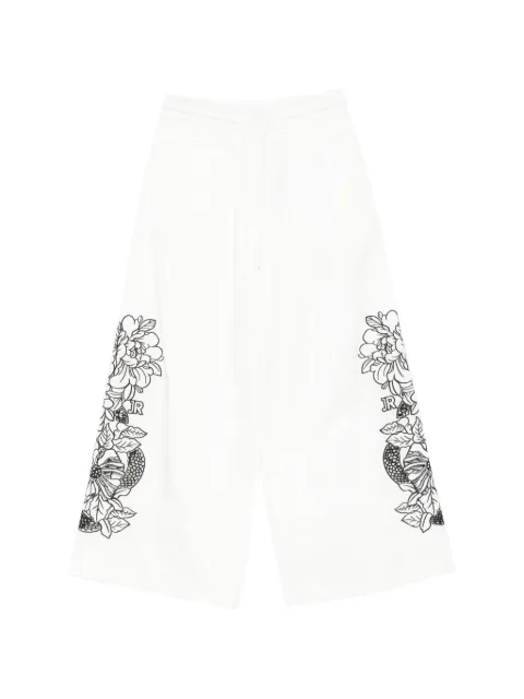 John Richmond Junior floral-print trousers