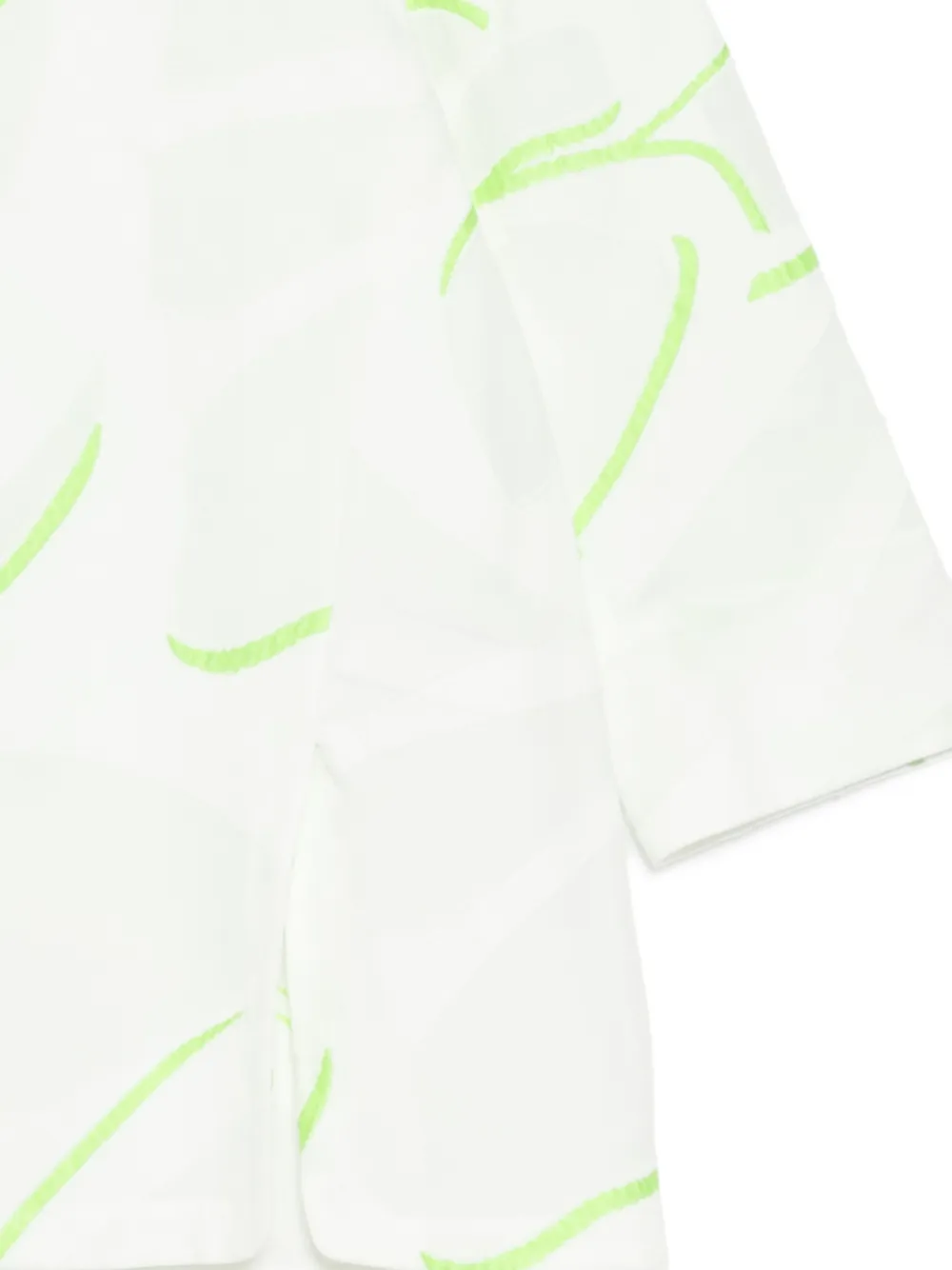 SHIATZY CHEN Jack met opstaande kraag en jacquard Wit